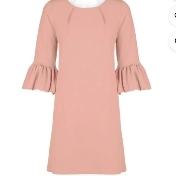 NWT Nina Leonard Blush Midi Dress. Size Medium - Picture 7 of 7